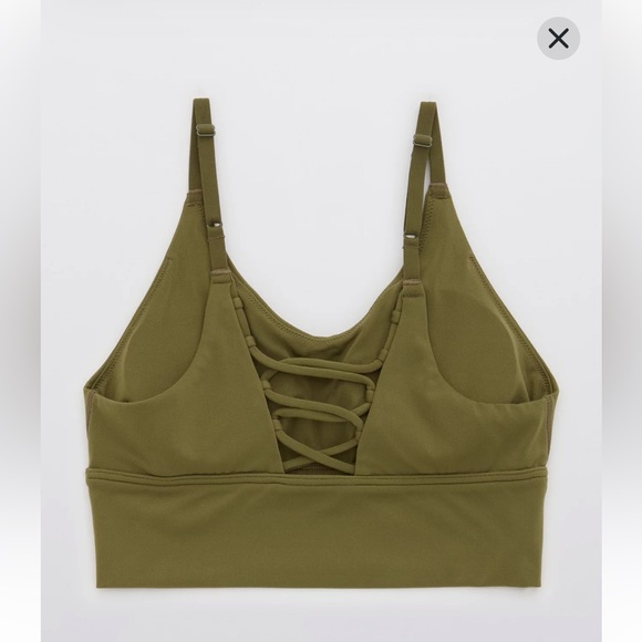 OFFLINE by Aerie Granola Groove Real Me Lace Up Back Sports Bra - Picture 5 of 10